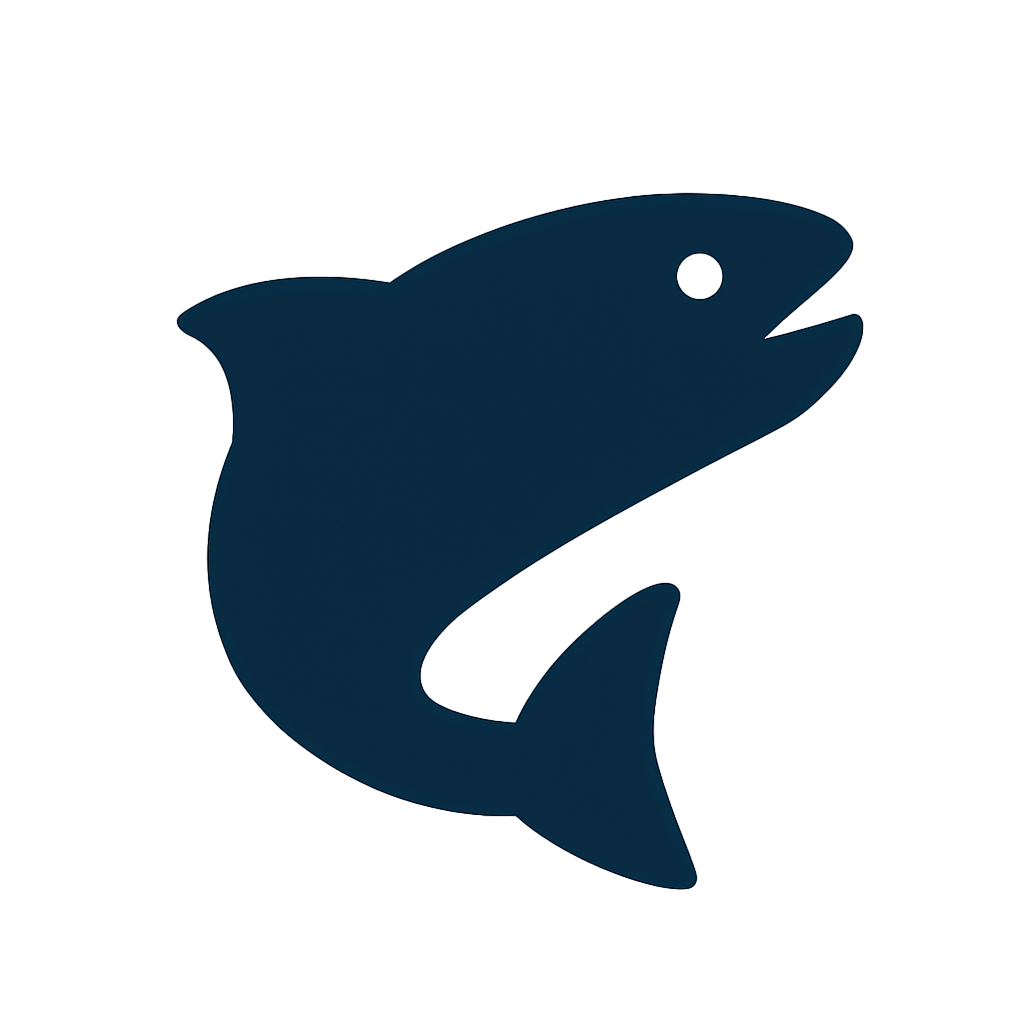 Trout Fishing Logo